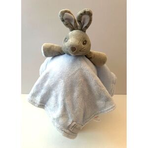Hoolaroo Blue Bunny Baby Lovey Bunny Security Blanket‎ Plush